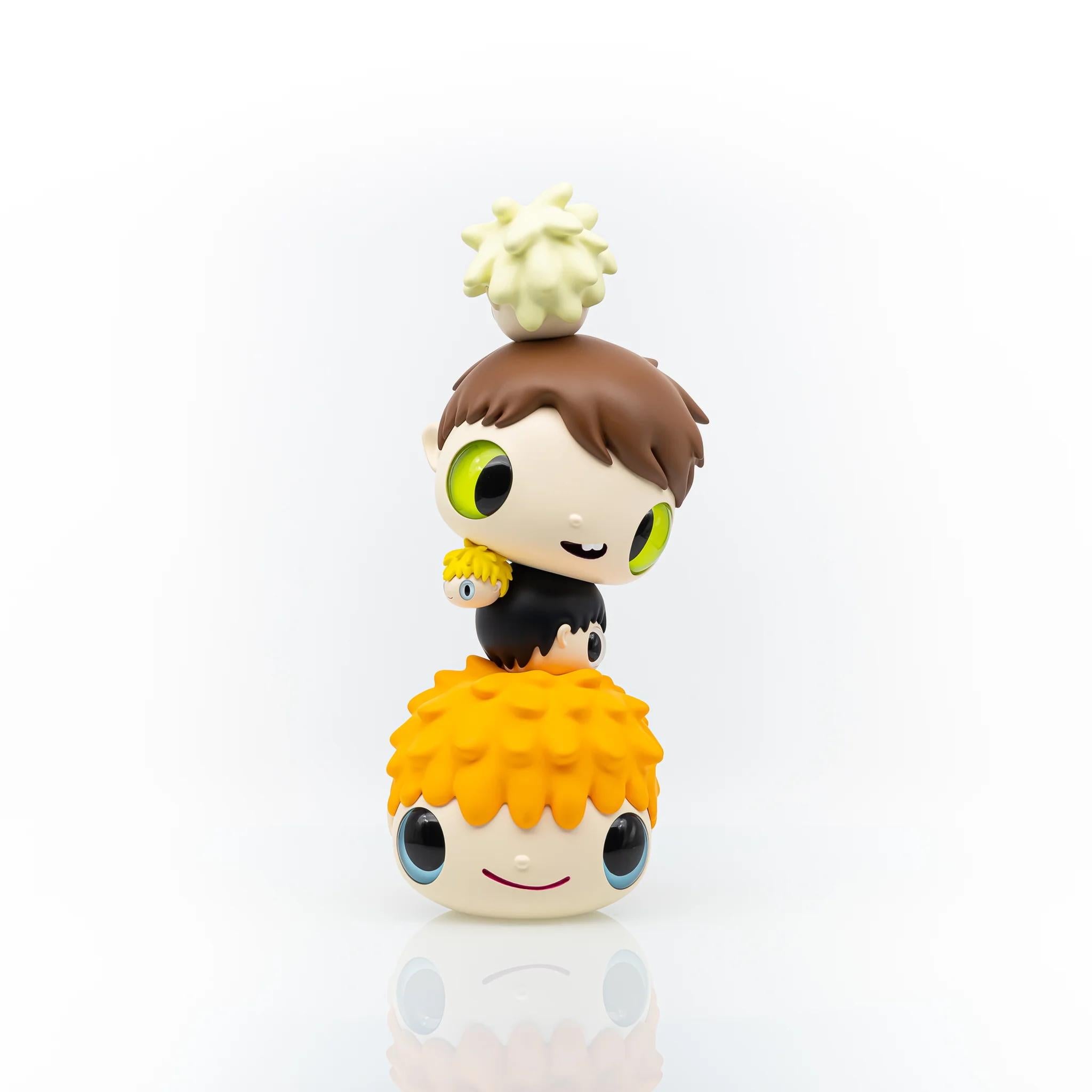 JAVIER CALLEJA - HEADS VER.2 Limitierte Auflage Skulptur Modernes Anime-Design, JAVIER