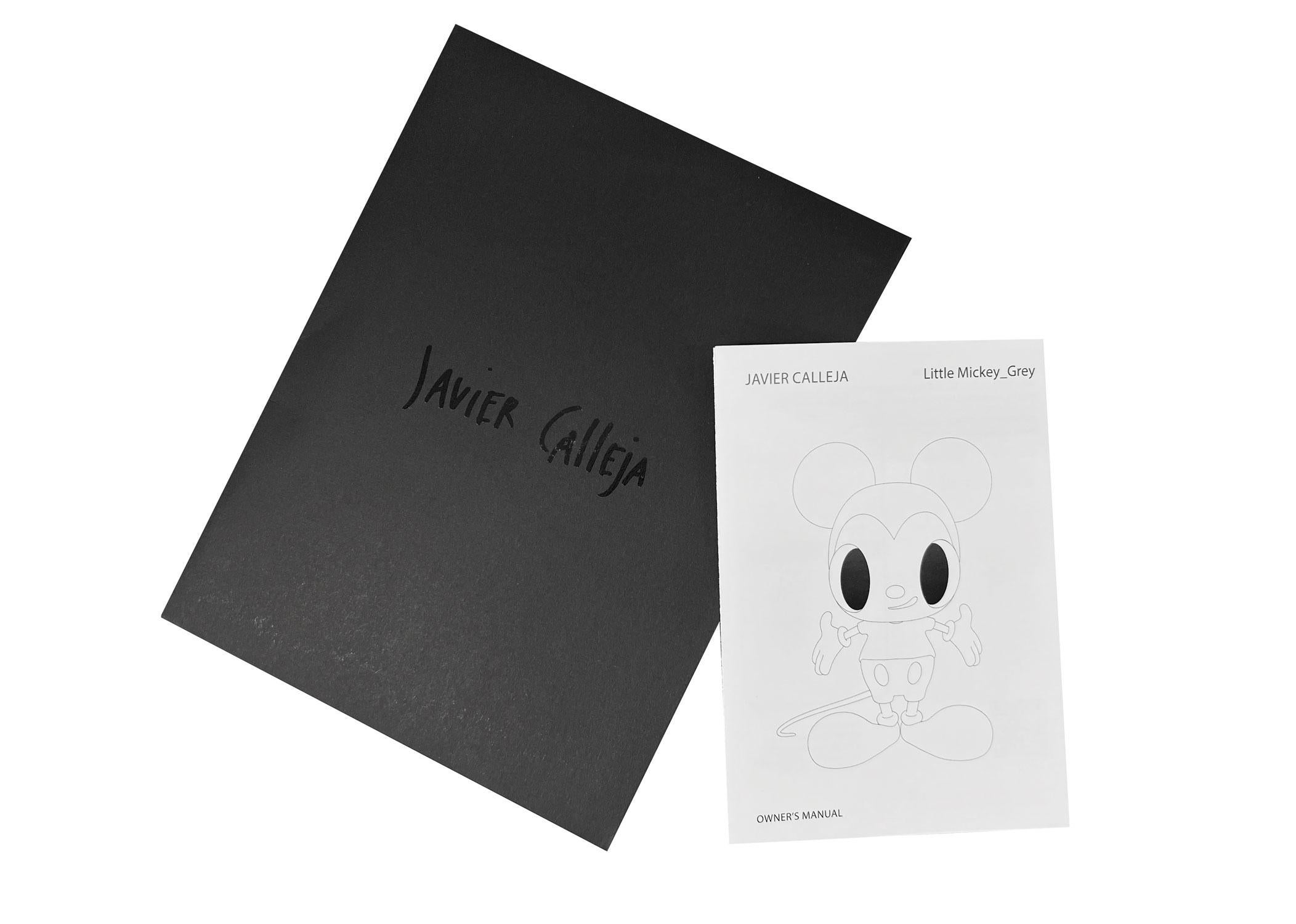 Javier Calleja Mickey Mouse grey (Javier Calleja art toy) For Sale 3