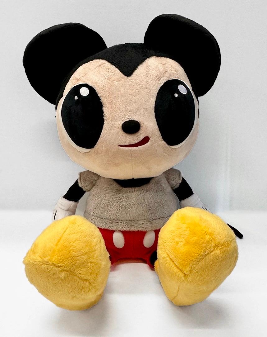 Javier Calleja Little Mickey Plush (set of 2):
Standout, highly decorative limited edition Javier Calleja Mickey Mouse art toys created by Calleja in conjunction with the noted 2021 Japan  exhibition, “Mickey Mouse Now and Future,” at Parco Museum