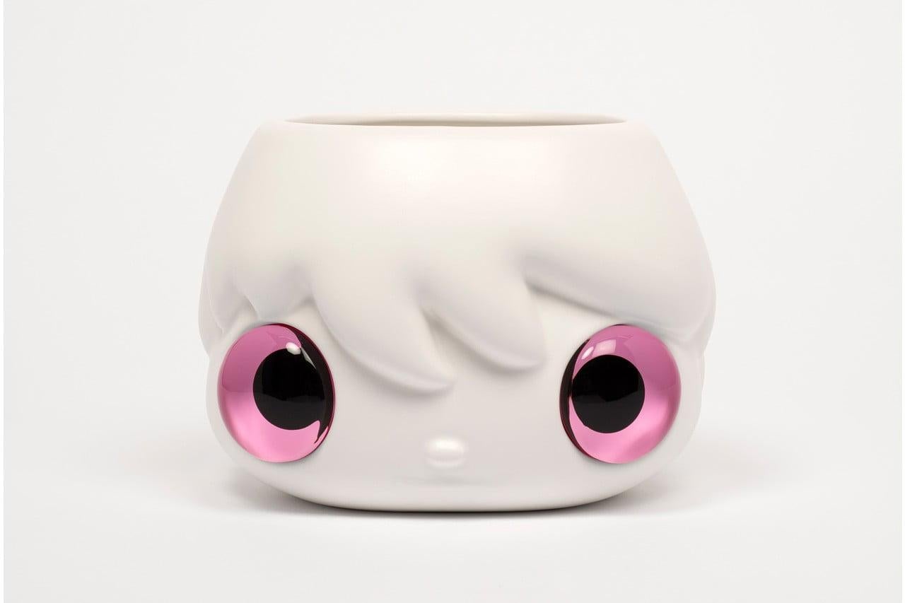 JAVIER CALLEJA - Maceta 'Pop Top' (Ojos Rosas) Edición limitada Diseño Moderno