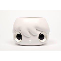JAVIER CALLEJA - Pop Top' Planter Pot (White Eyes) Limited edition Modern Design