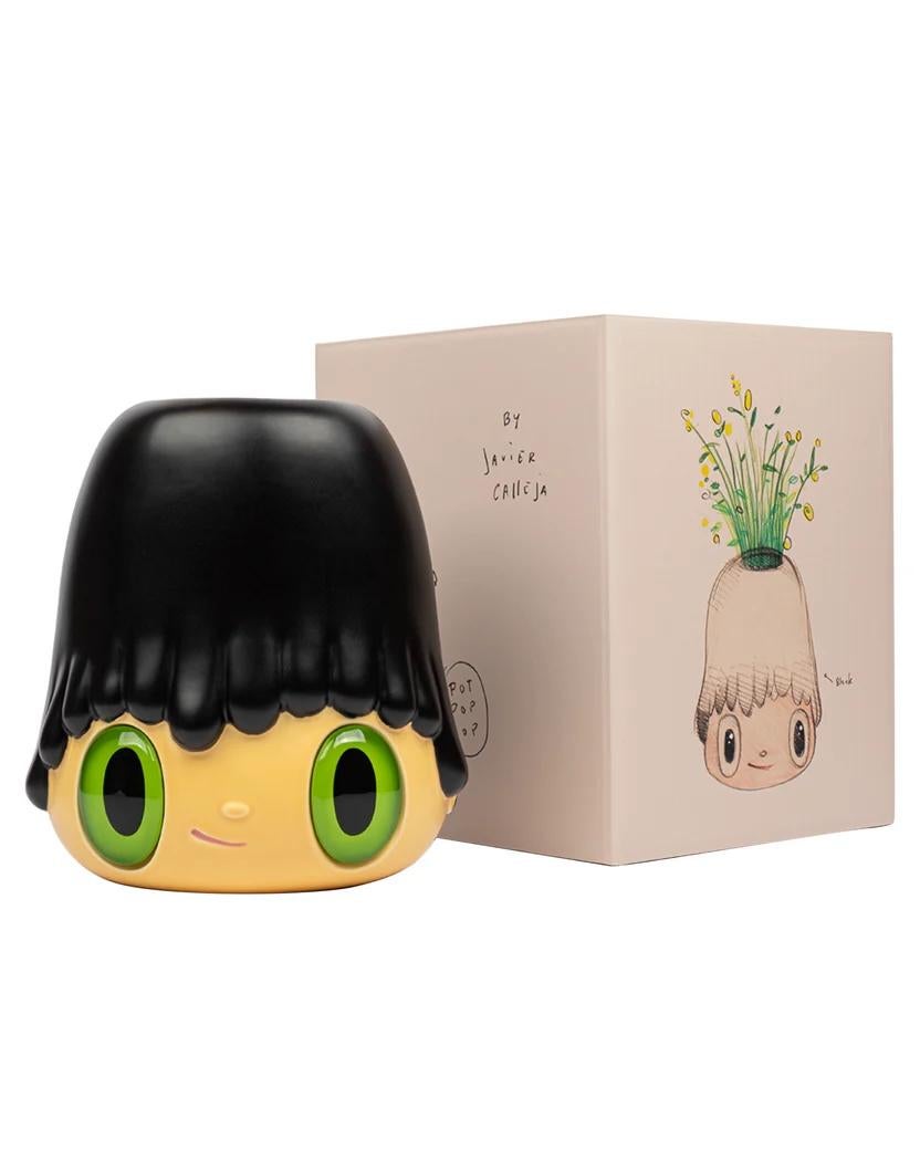 JAVIER CALLEJA - Vaso da fiori 'Pot Pop Top' Edizione limitata Design Modern Anime - Sculpture Pop Art di Javier Calleja