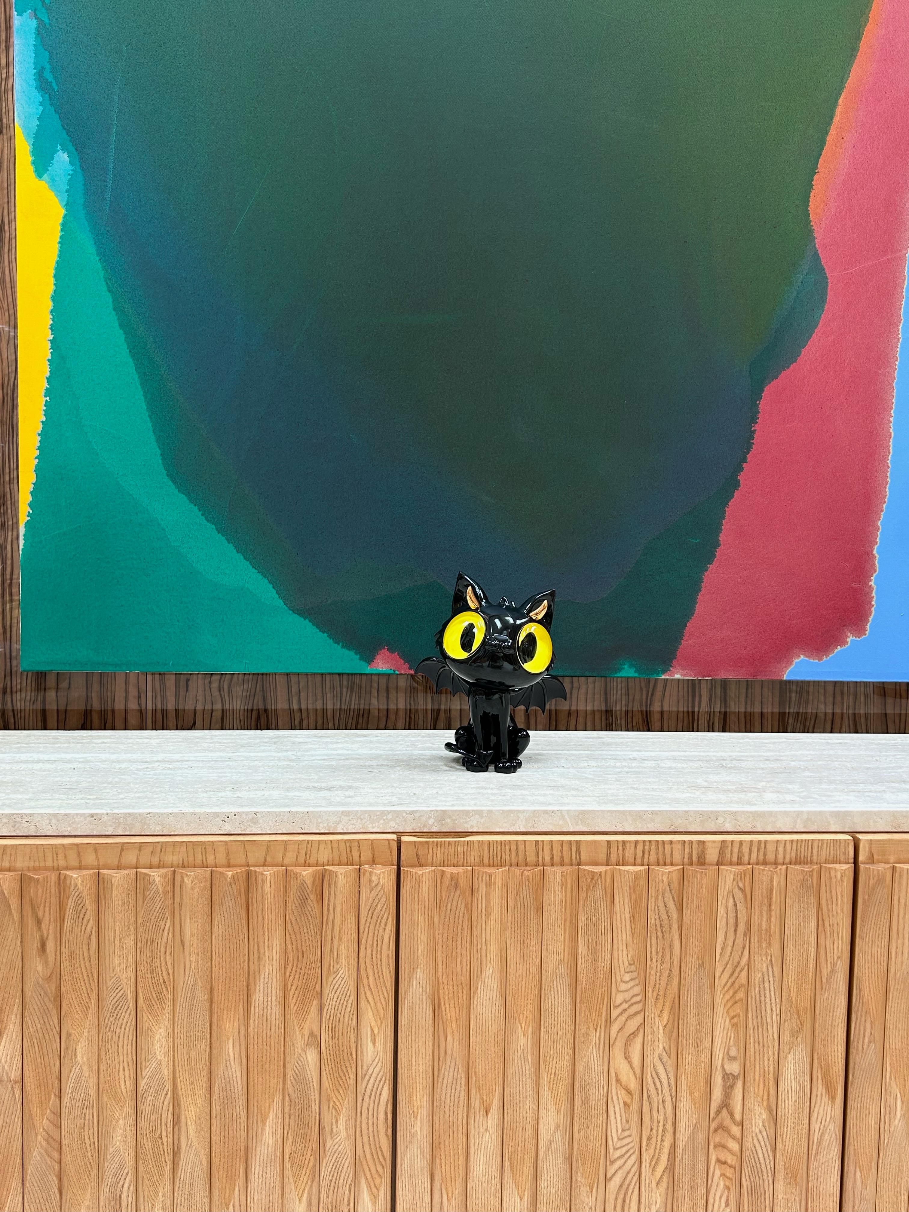 Sculpture de petit chat diable, conçue par Javier Calleja et Lladro. en vente 7