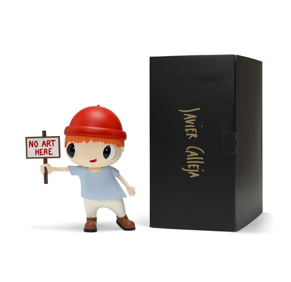 Javier Calleja Figurative Sculpture - No Art Here (limited edition sculpture)