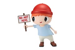 No Art Here Pop Art Toy Sculpture by Javier Calleja