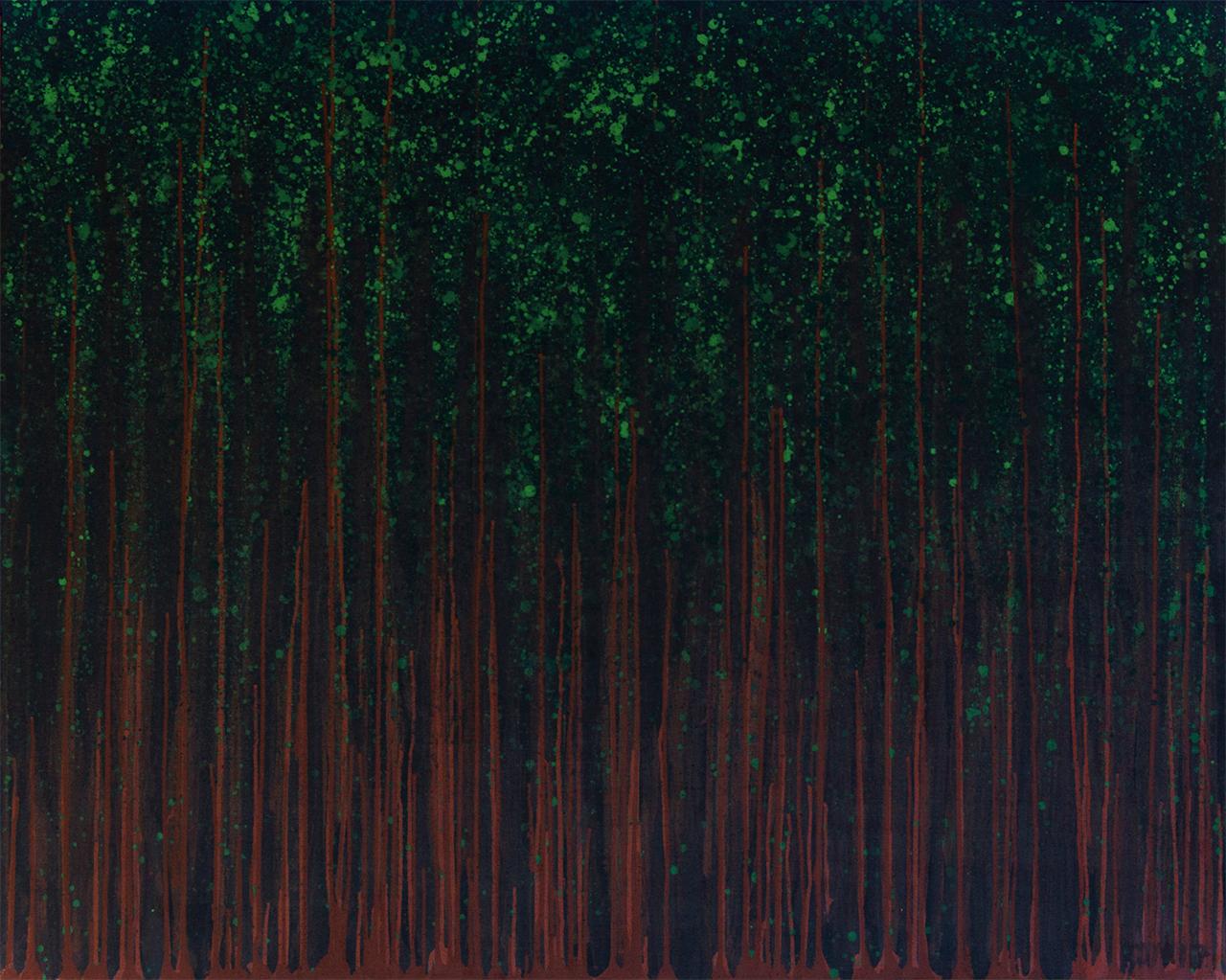 Javier Manrique Abstract Painting - Feeling the Redwoods