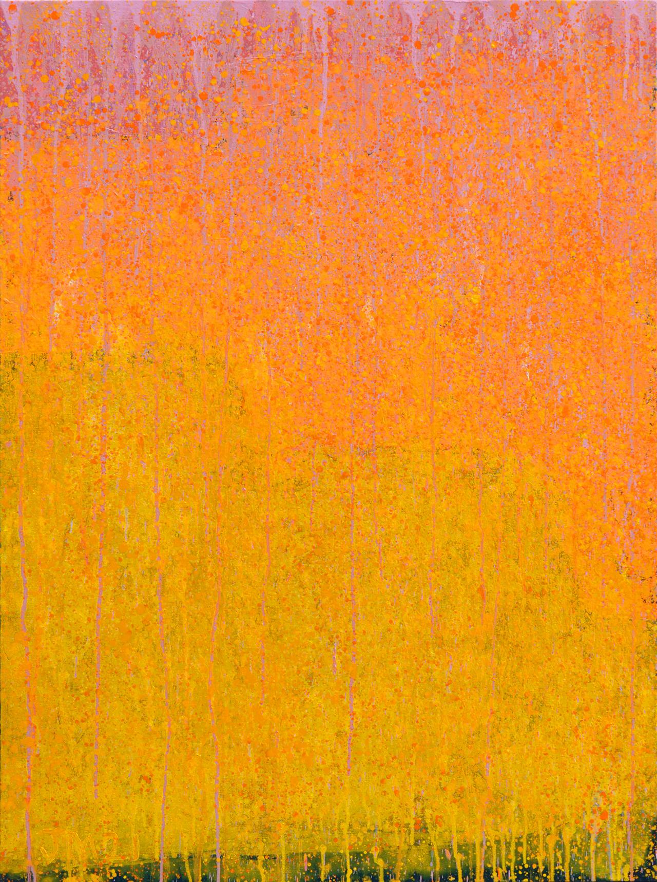 Javier Manrique Landscape Painting - Sunflower Sutra