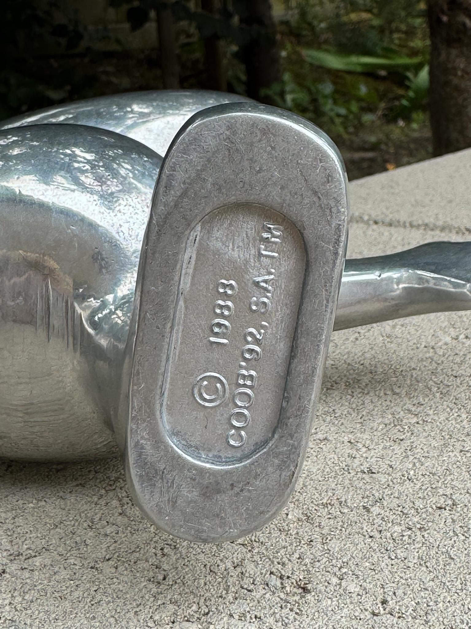 Javier Mariscal 1992 Olympische Spiele Barcelona Aluminium COBI Mascot-Skulptur aus Aluminium im Angebot 3