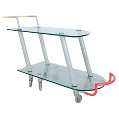 Javier Mariscal Post-Modern Bar Cart Hilton For Memphis , Italy, 1981