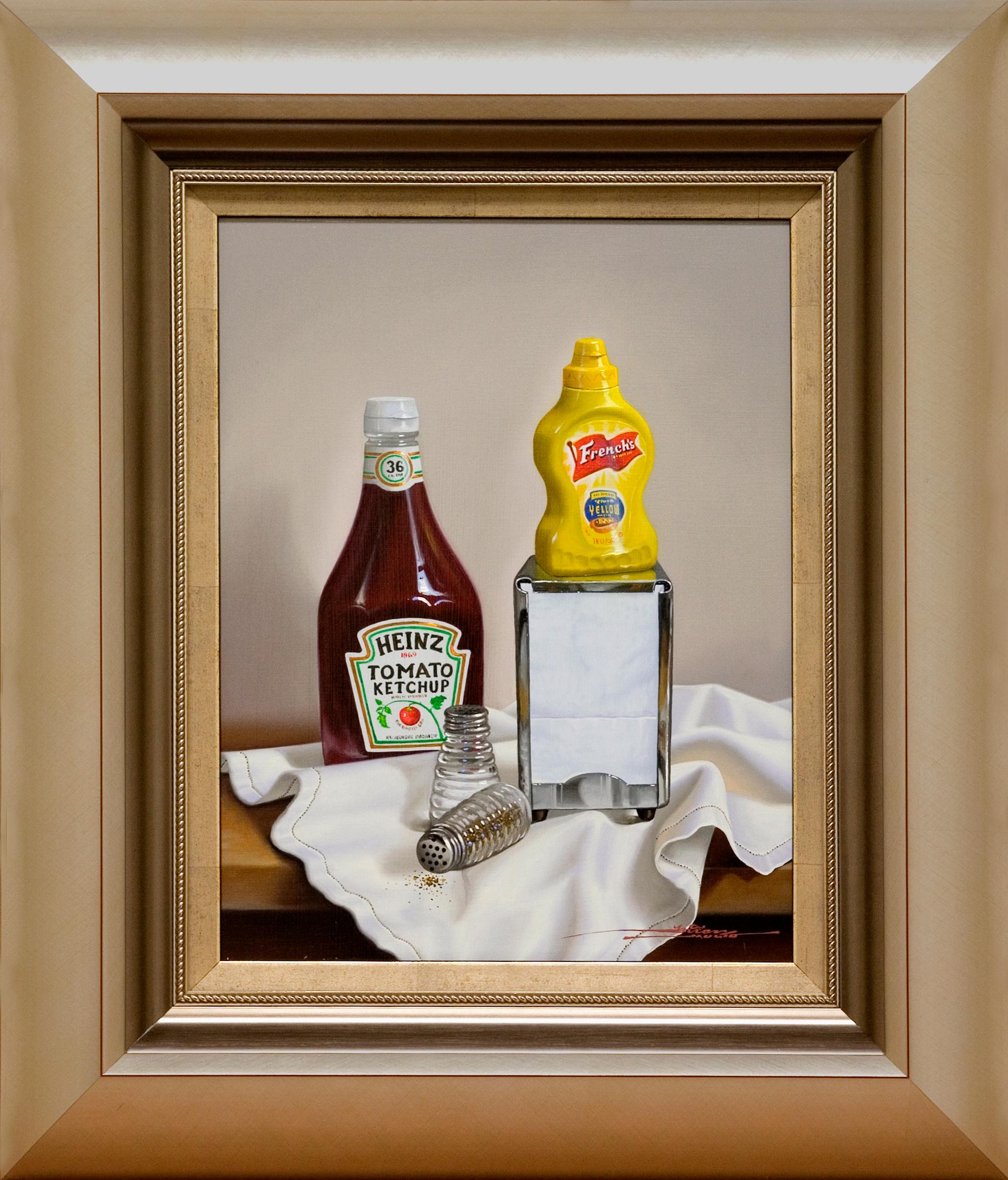 Javier Mulio Still-Life Painting - The Finishing Touch