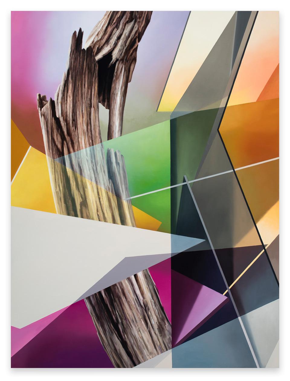 Javier Peláez Abstract Painting - Broken Tree #5