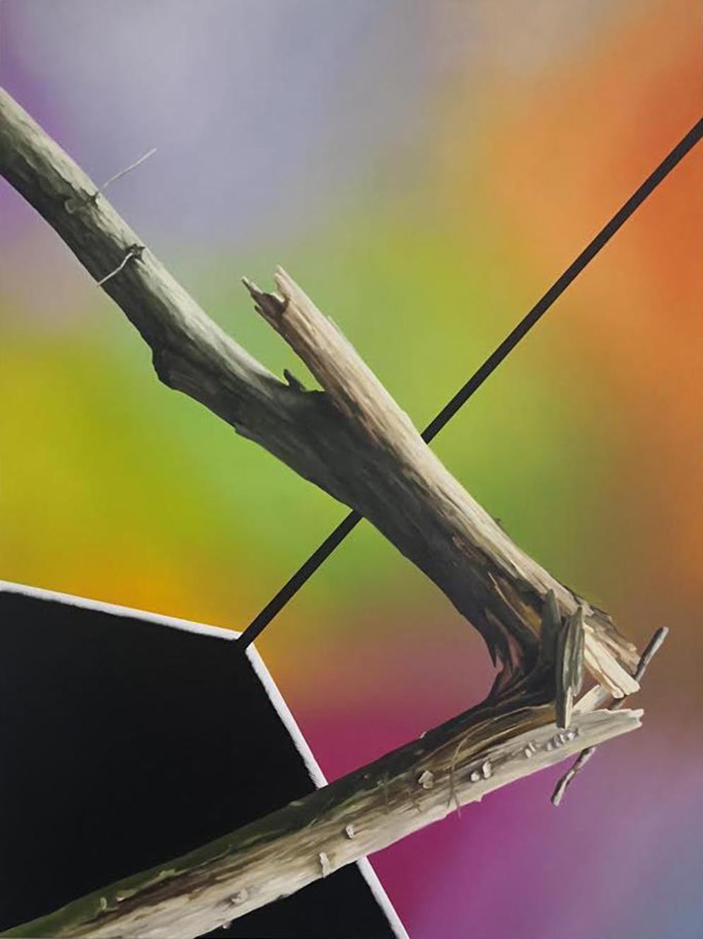 Javier Peláez Abstract Painting - Broken Tree #6