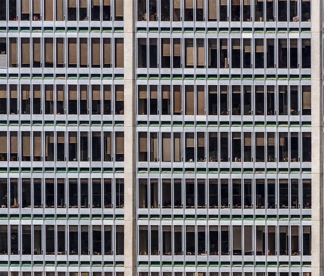 1001 Windows. Abstract architectural  landscape color photograph  - Photograph by Javier Rey