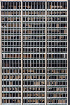 1002 Windows. Abstract architectural  landscape color photograph
