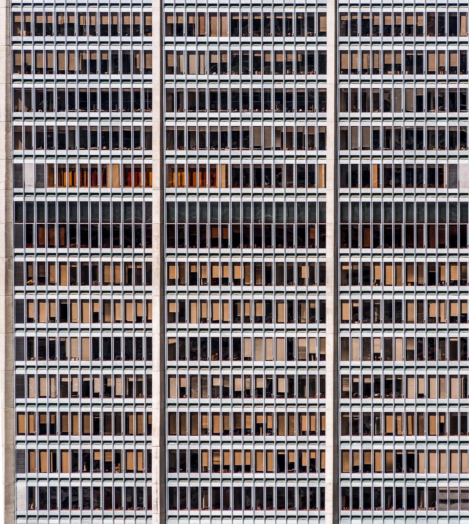 1003 Windows. Abstract architectural  landscape color photograph 