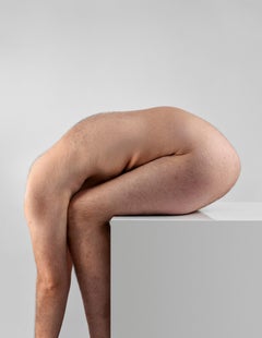 Amorphismus 2, 3 und 1. Dreifaches Triptychon. Farbige Aktfotos