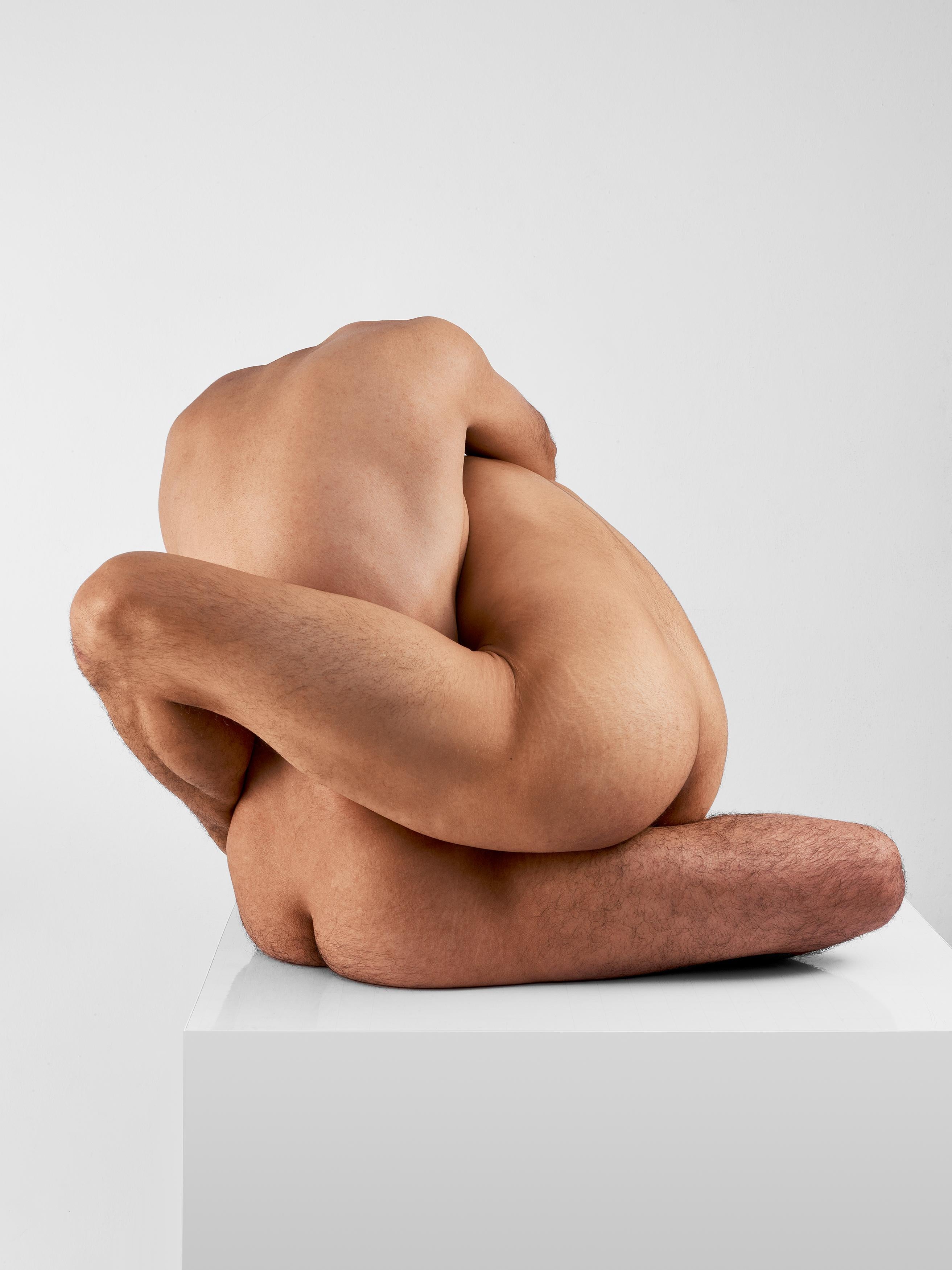 Javier Rey Nude Photograph – Amorphismus 77. Abstrakte Aktfotografie in Farbe 