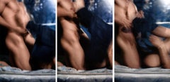 An insipid notion (Triptych) Abstract nude color photograph