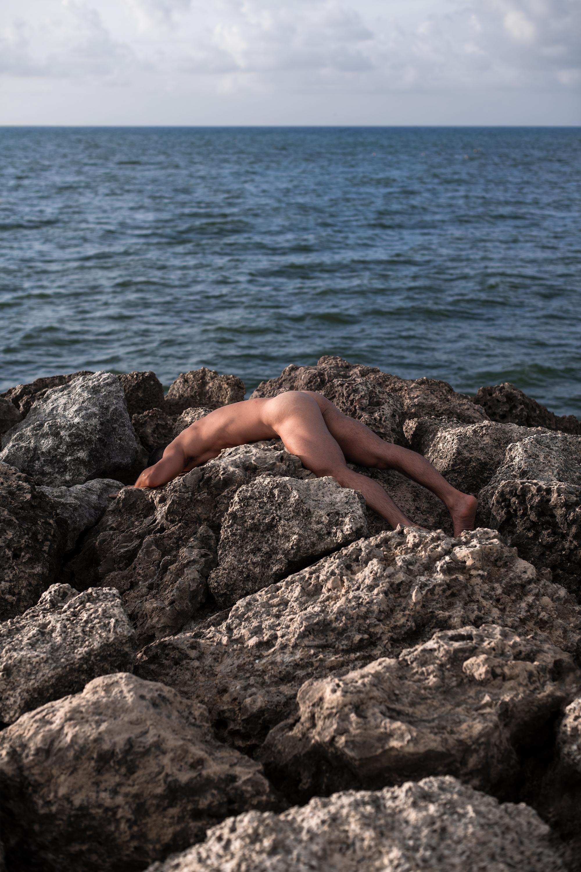 Javier Rey Color Photograph - Engulfment - Cartagena 2. From the series Engulfment. Color Nude Photograph