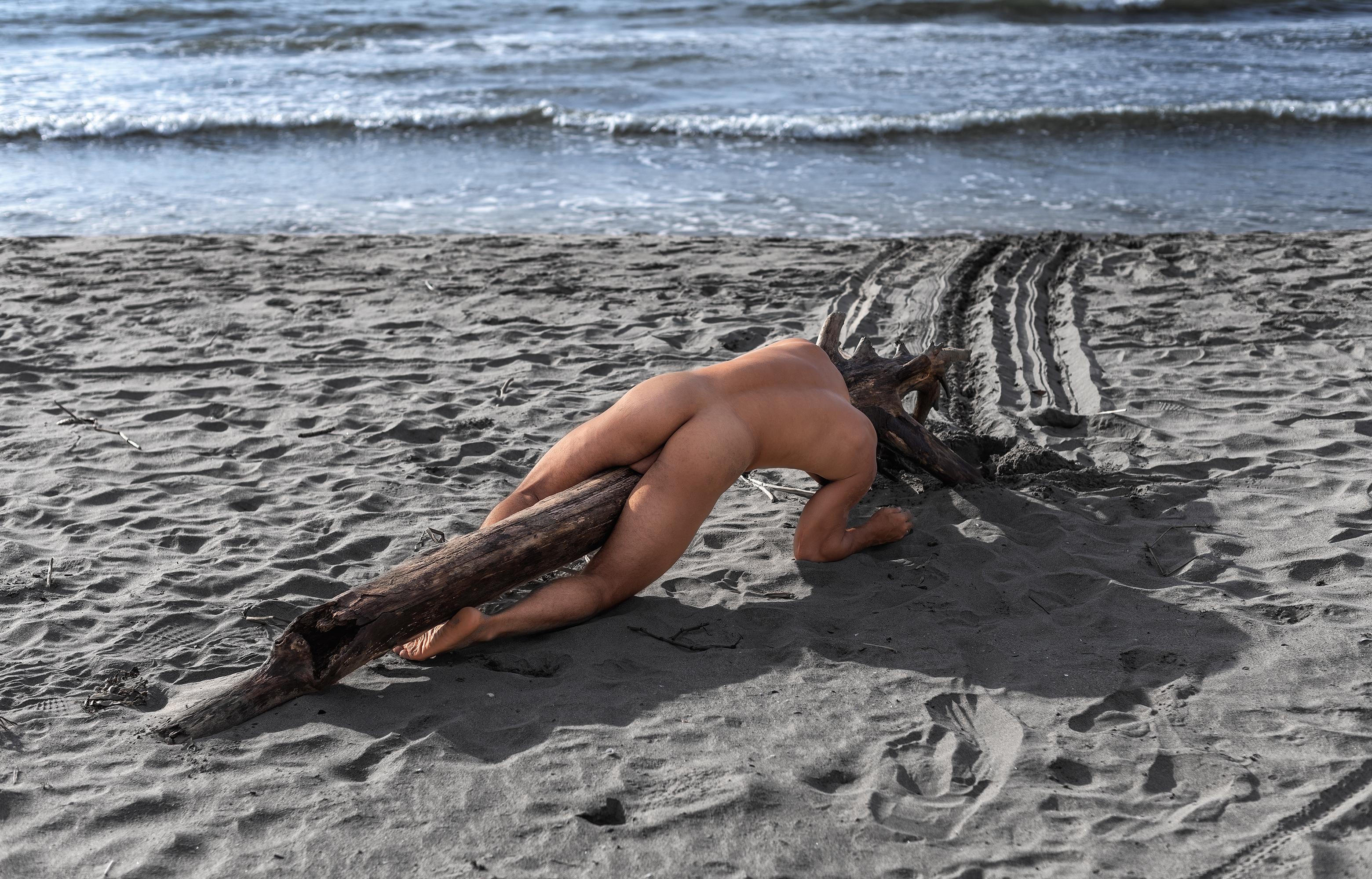 Javier Rey Nude Photograph - Engulfment - Cartagena 5. From the series Engulfment.  Nude Color photograph