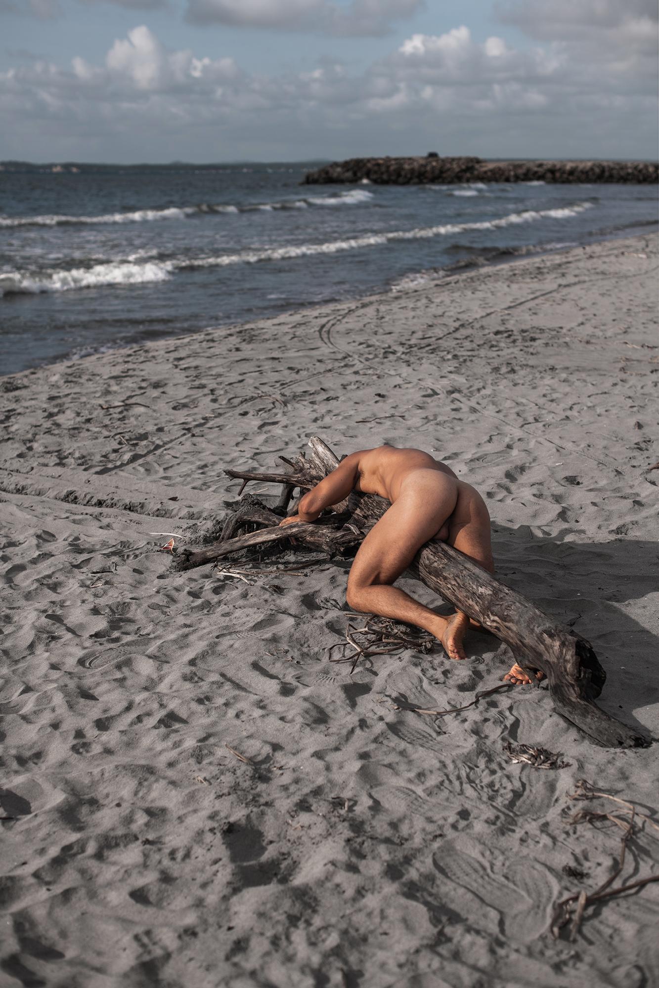 Javier Rey Nude Photograph - Engulfment - Cartagena 6. From the series Engulfment. Nude color photograph