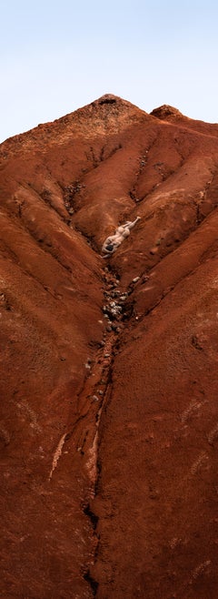 Engulfment, Mosquera 1. Nude in a landscape color photograph