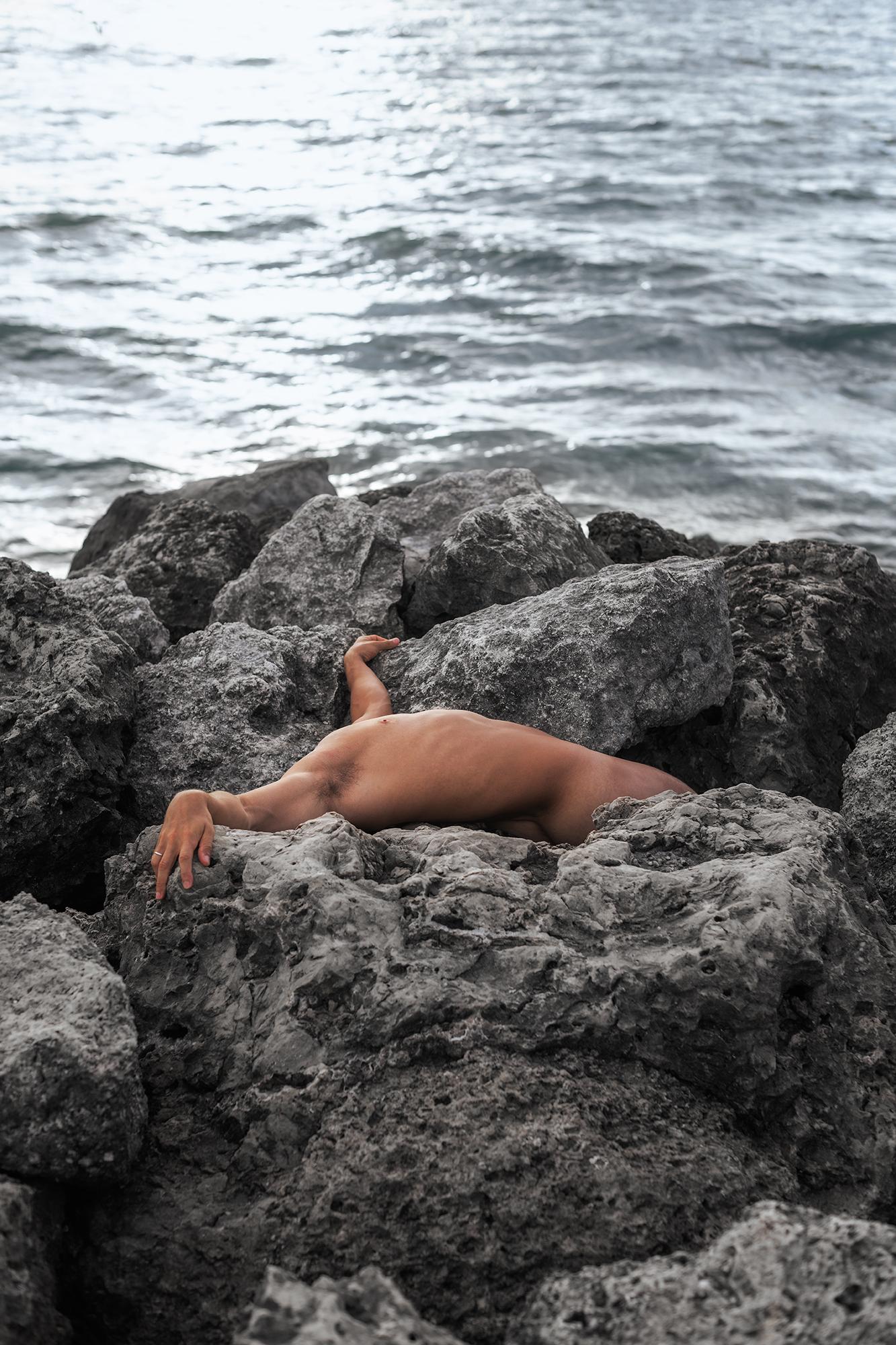 Verschlingung Tatacóa 1, Cartagena 4 und Tatacóa 13, Triptychon. Aktfotos (Zeitgenössisch), Photograph, von Javier Rey