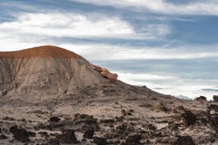 Engulfment, Tatacoa 3.   Nude in a landscape color photo.