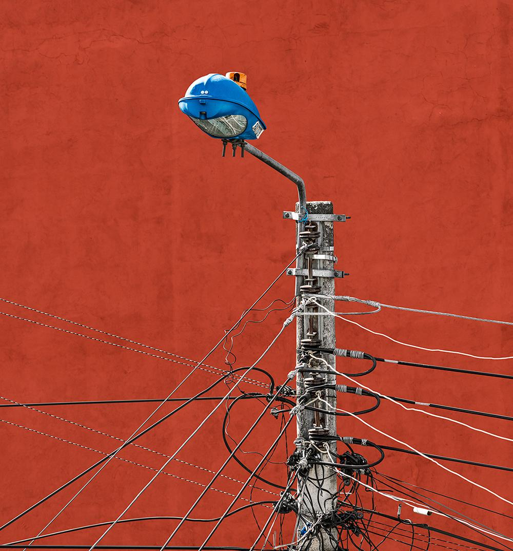 Entrelazar 202. photographie abstraite en couleur  De la série Entrelazar - Contemporain Photograph par Javier Rey