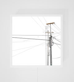 Entrelazar 6. Backlit-Film in Leuchtkasten. Abstrakte Wandskulptur