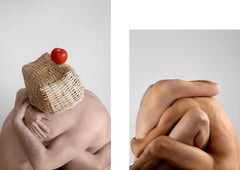 Sono dissolto #1 e Amorphism Juntos, dittico. Fotografie di nudo a colori