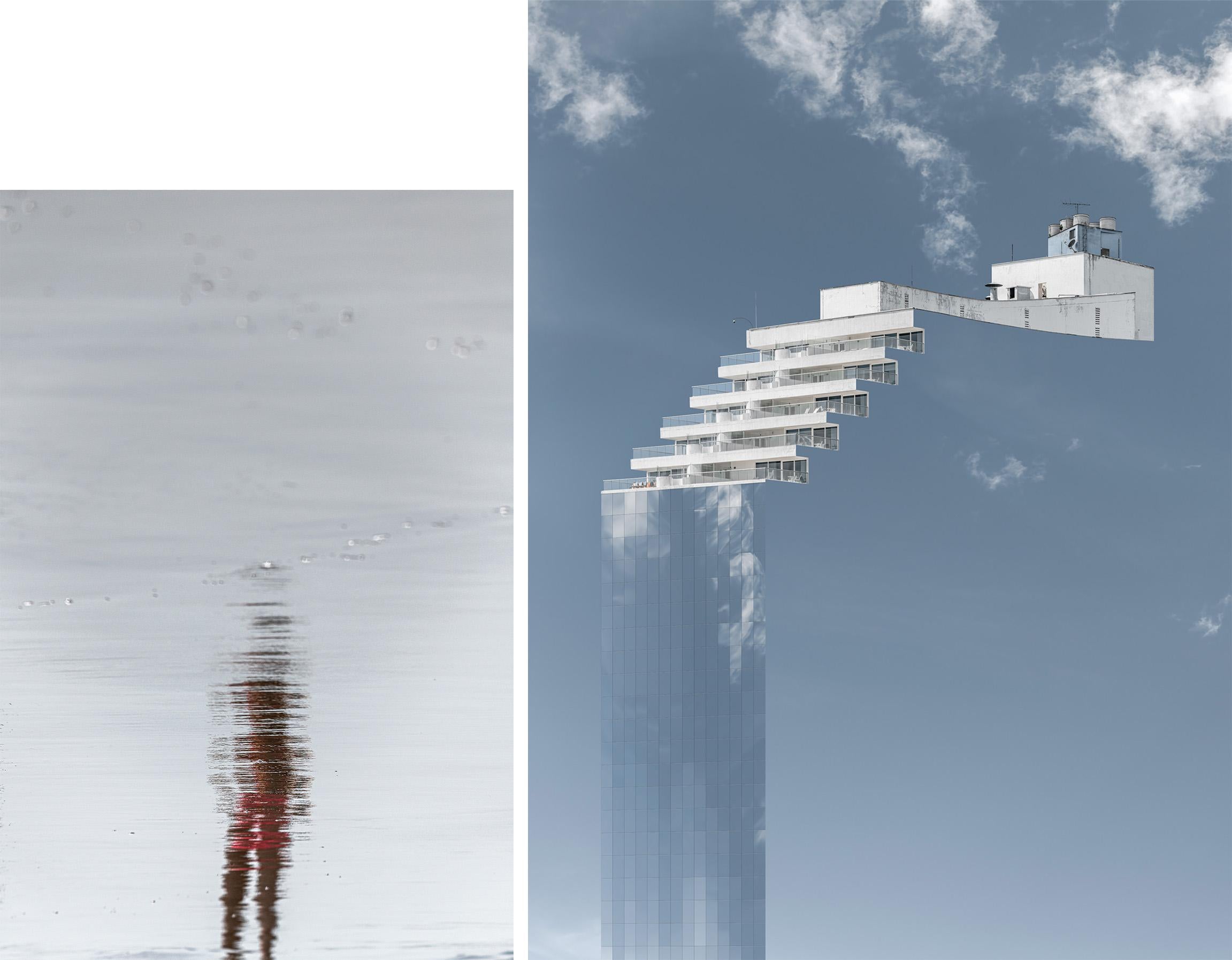 Color Photograph di Javier Rey - I am fleeting #1 e Mirages #4, dittico. Fotografia a colori
