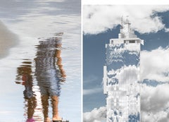 I am fleeting #8 and Mirages #6, Diptych. Color Photography