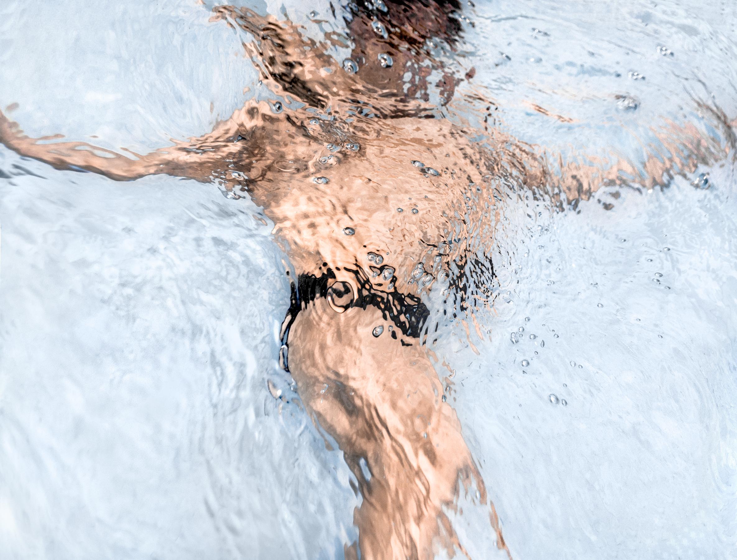 Nude Photograph Javier Rey - I melt n°1. Photographie de nu abstraite en couleur