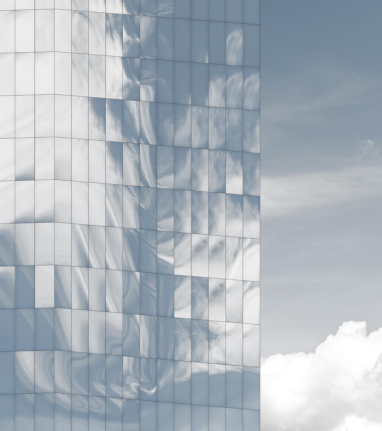 Espejismos nº 14. Paisaje arquitectónico, Fotografía de edición limitada - Landscape Photograph Azul de Javier Rey