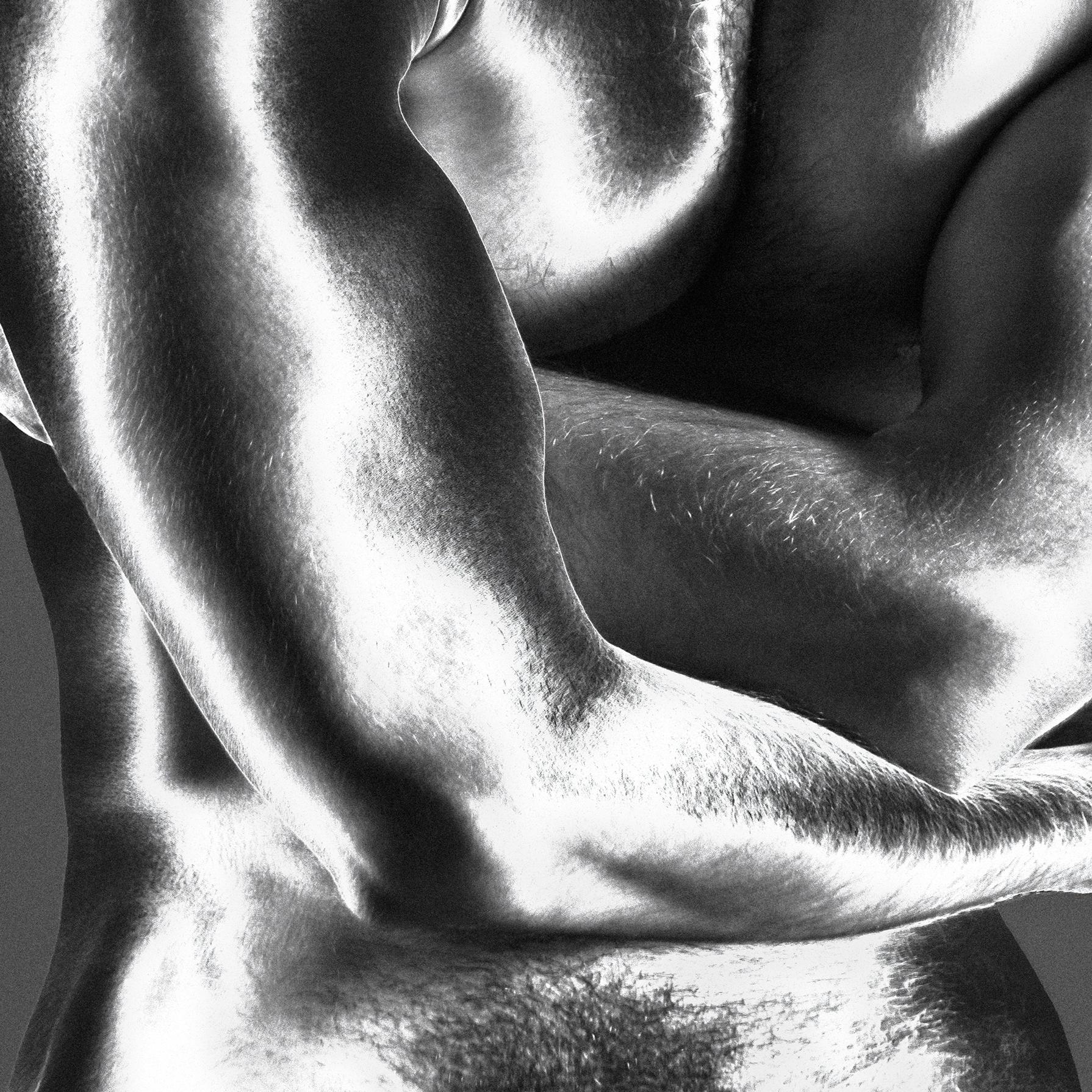 Myth #8. From The Myths of Human Erectness series - Black Figurative Photograph by Javier Rey