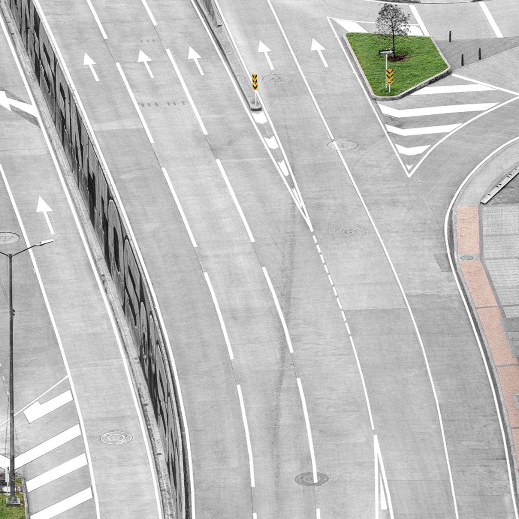 The absence of human #14. From the Programmed Human series - Gray Landscape Photograph by Javier Rey