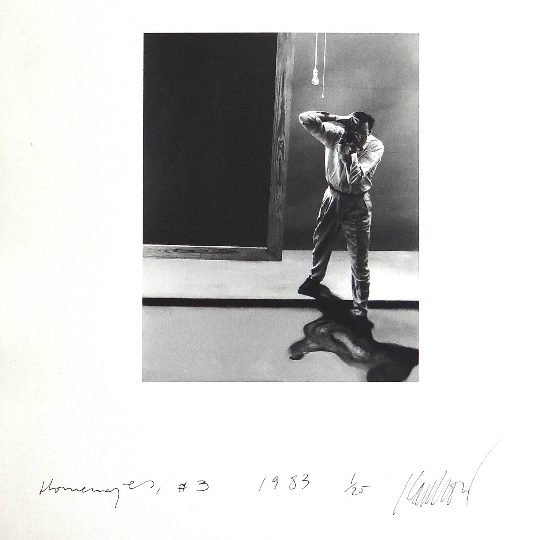 'Homenajes' Portfolio - Silver Black and White Photograph by Javier Vallhonrat
