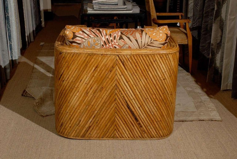 JawDropping Restored Pair of Bamboo Club Chairs, circa 1975 For Sale