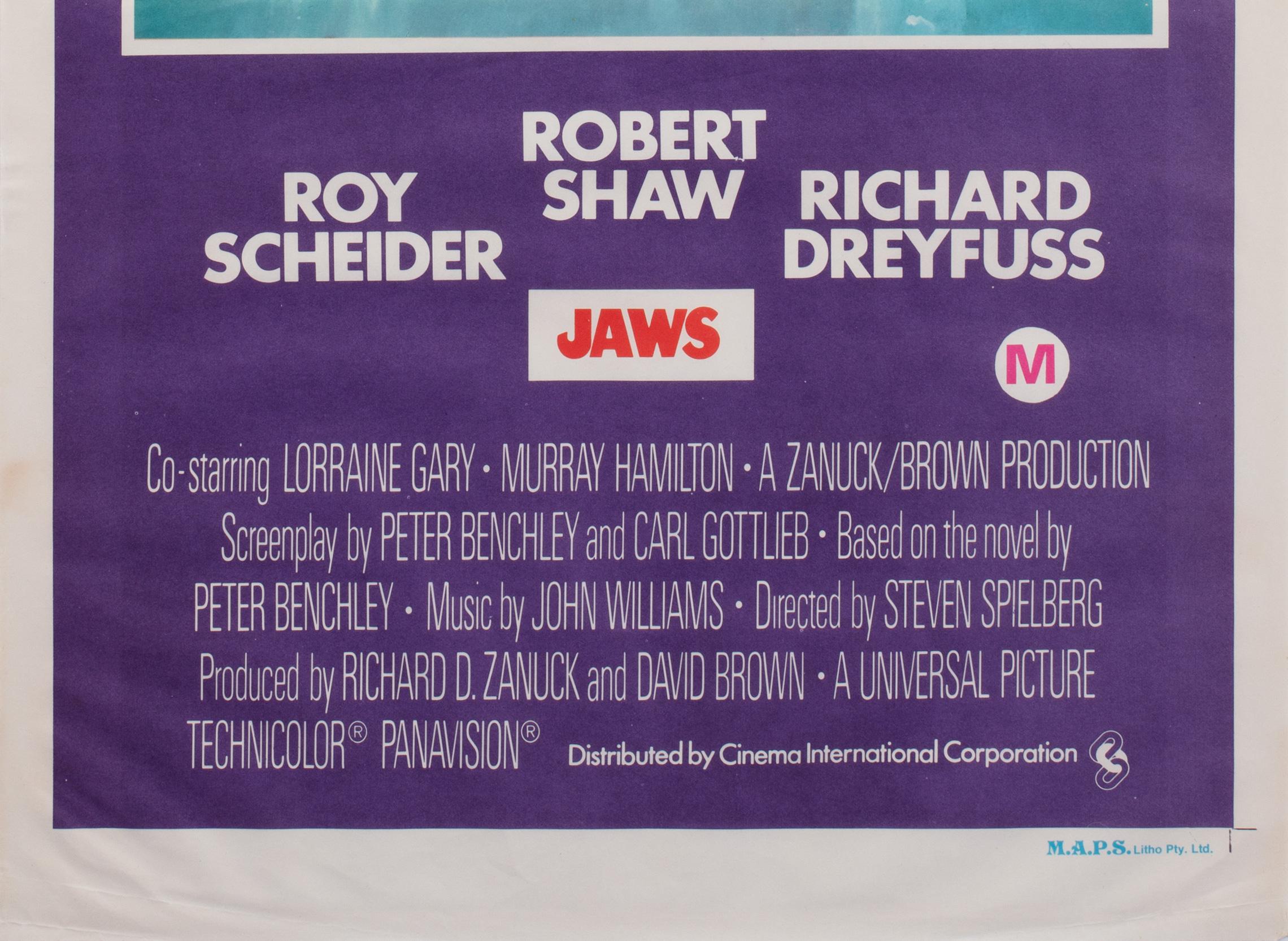 jaws movie poster