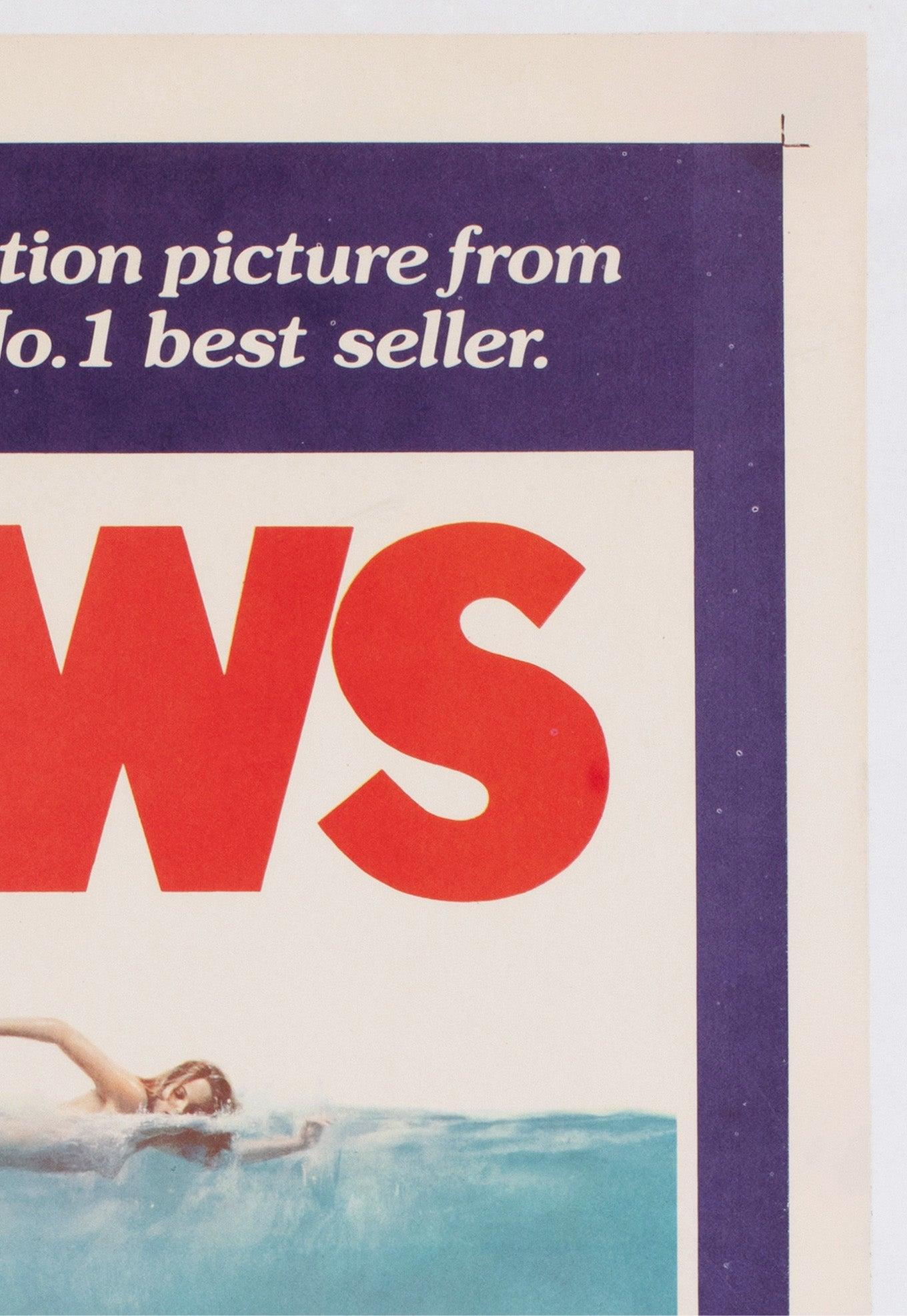 20th Century Jaws 1975 Australian Daybill Film Poster, Roger Kastel For Sale