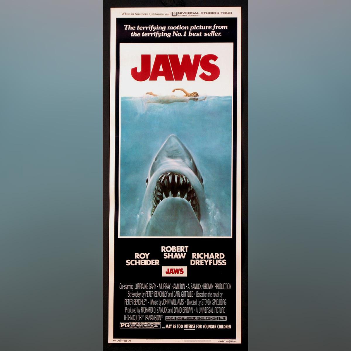 When a shark kills a young woman while skinny-dipping near the New England tourist Town of Amity Island, police Chief Martin Brody (Roy Scheider) wants to close the beaches, but Mayor Larry Vaughn (Murray Hamilton) overrules him, fearing that the