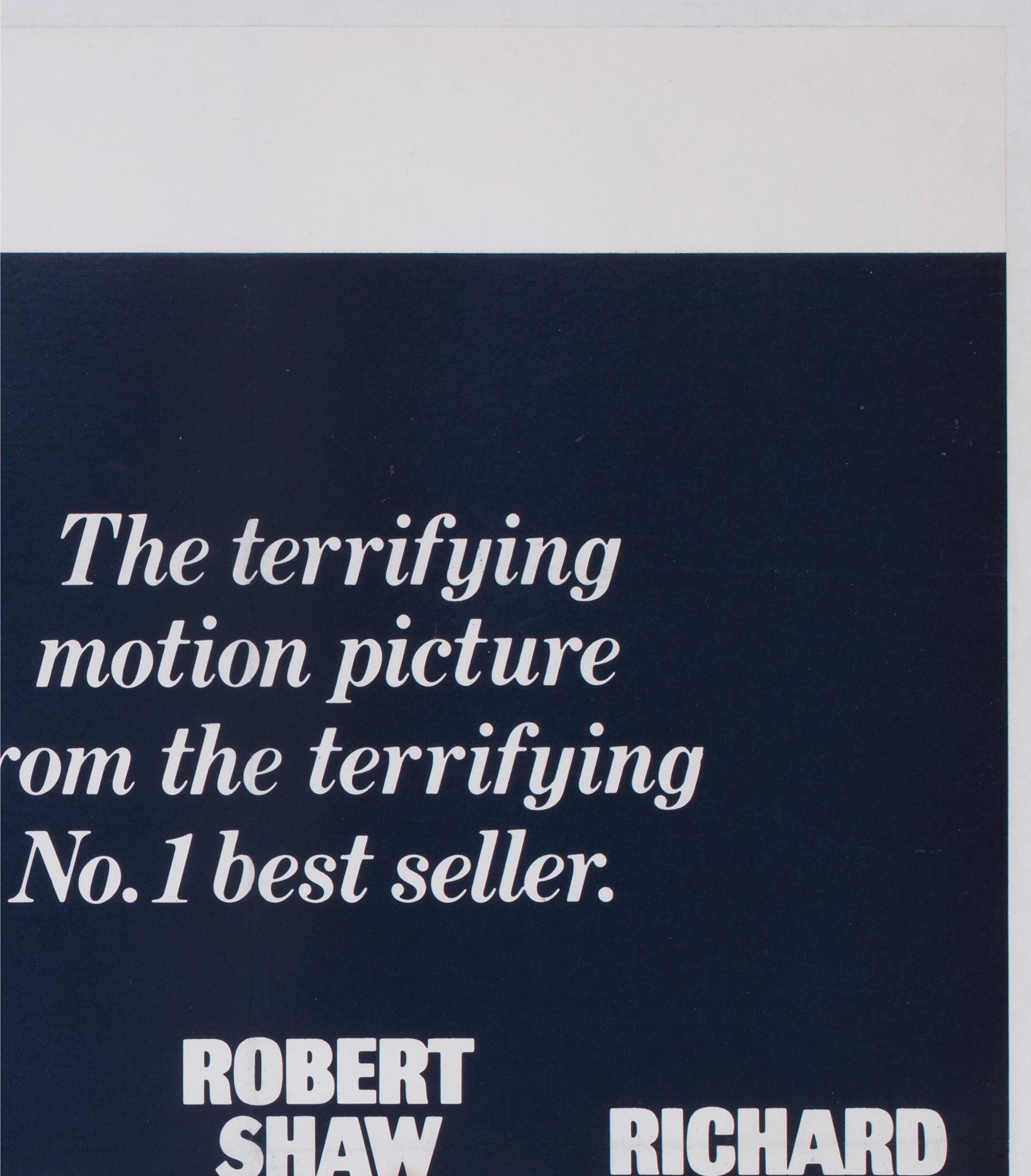 20th Century Jaws 1975 UK Quad Film Poster, Roger Kastel For Sale