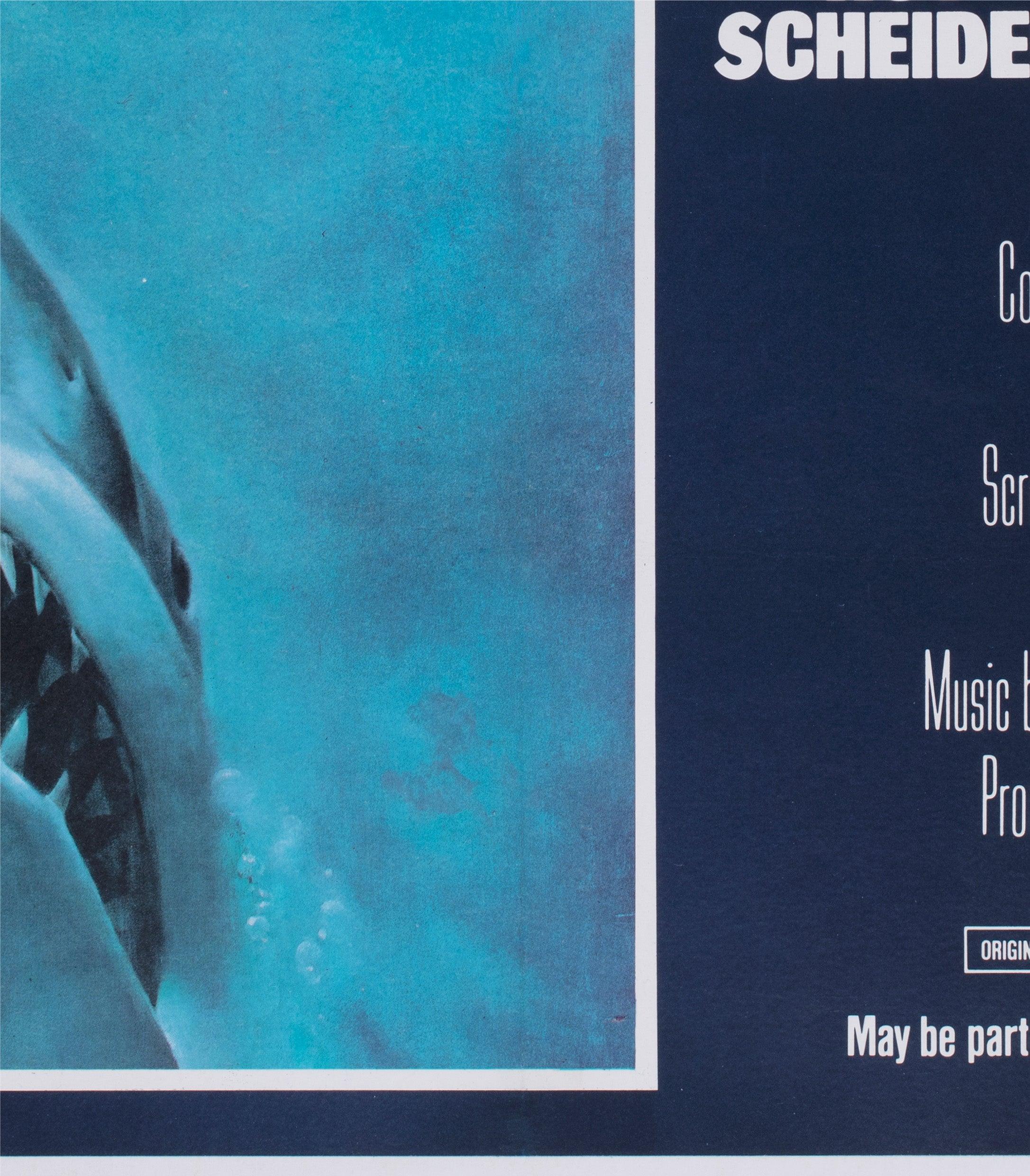 Jaws 1975 UK Quad Film Poster, Roger Kastel For Sale 1