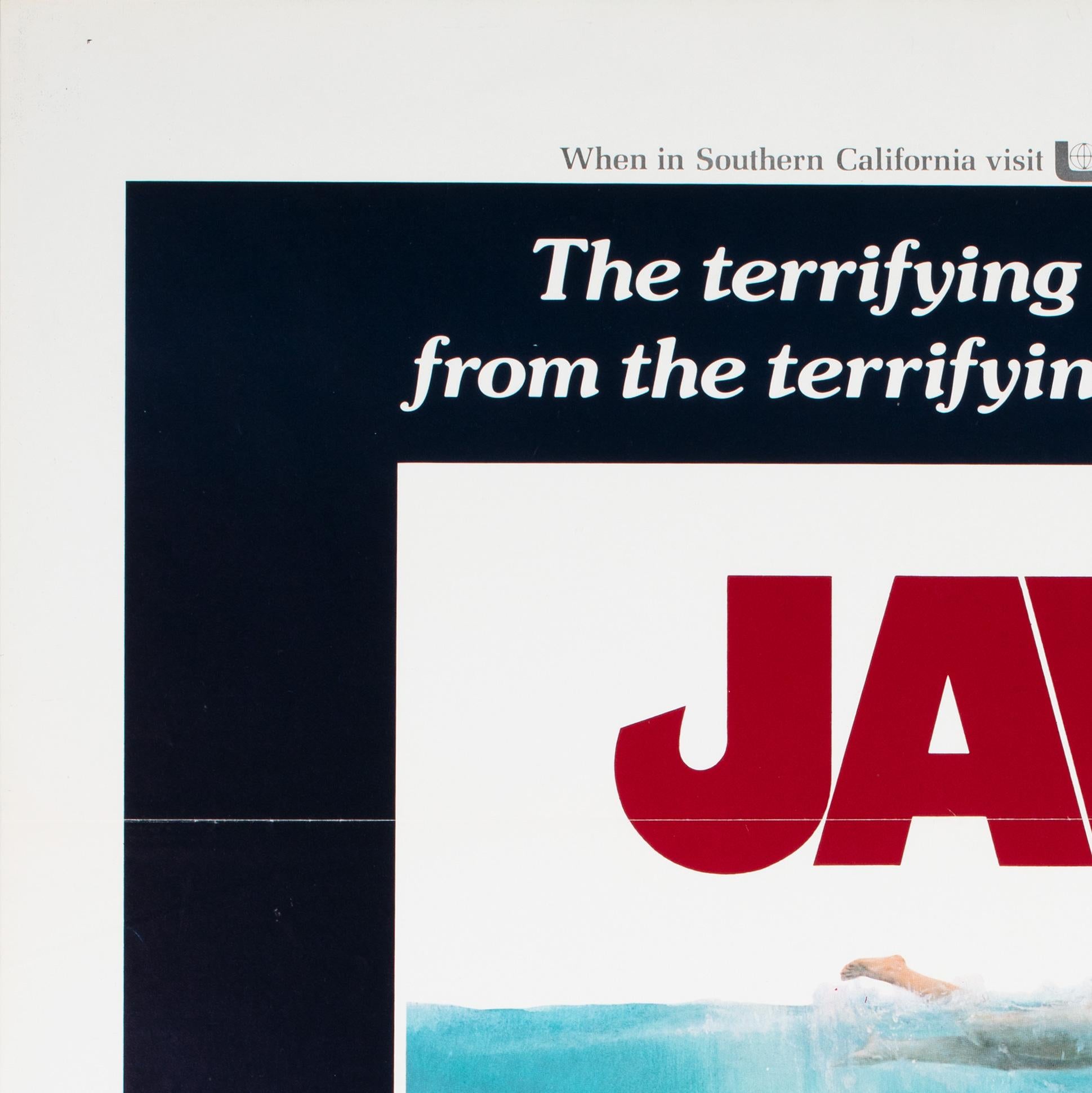 American Jaws 1975 US 1 Sheet Film Poster, Roger Kastel For Sale