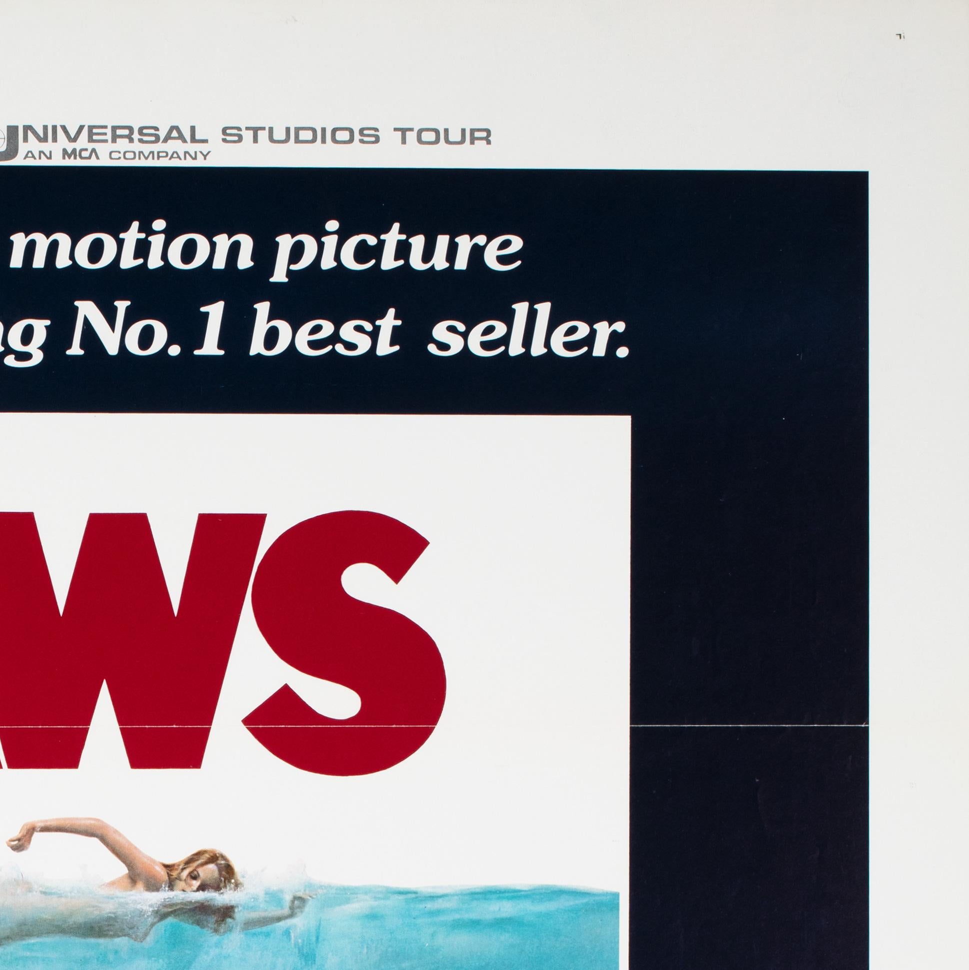 Jaws 1975 US 1 Sheet Film Poster, Roger Kastel In Excellent Condition For Sale In Bath, Somerset