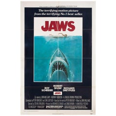 Jaws 1975 U.S. One Sheet Film Poster