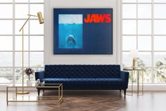 Jaws 1975 US Subway Undated Advance Film Poster, Roger Kastel