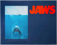 Jaws 1975 US Subway Undated Advance Film Poster, Roger Kastel