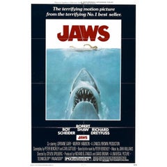 Retro "Jaws" Film Poster, 1975